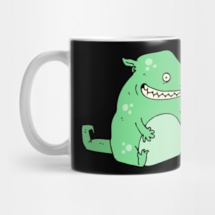 Green Alien Monster Creature Mug